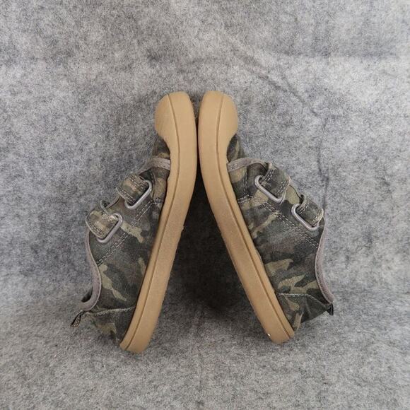 Cat & Jack Shoes Toddler 11 Sneakers Casual Canvas Camo Double Strap Kids Active - Picture 9 of 11